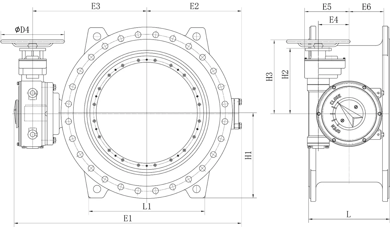 Rubber-lined-butetrfly-valve